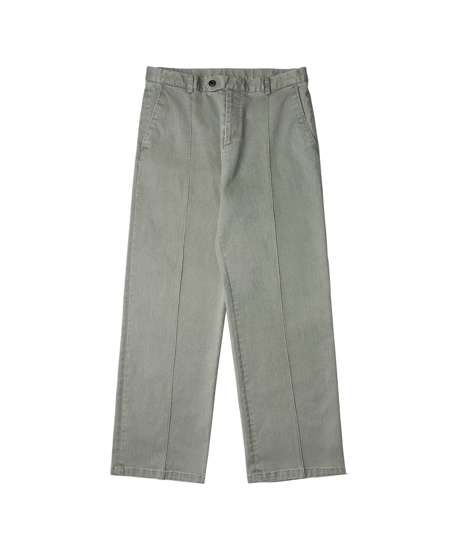 P10030 Vintage straight pants_Khaki