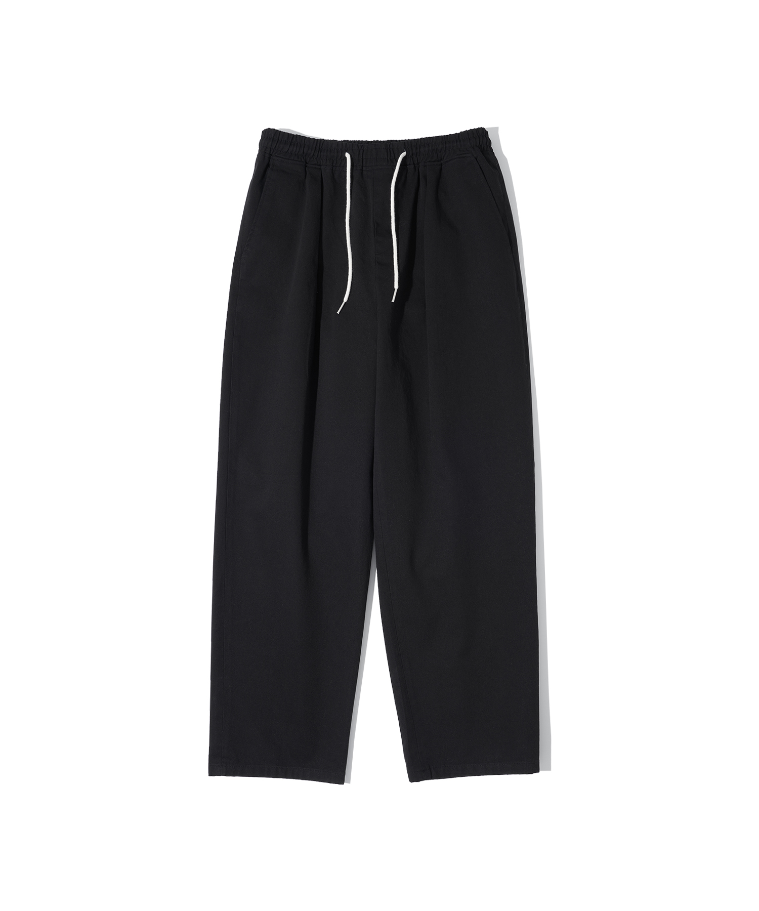 P10001 One tuck tapered pants_Black