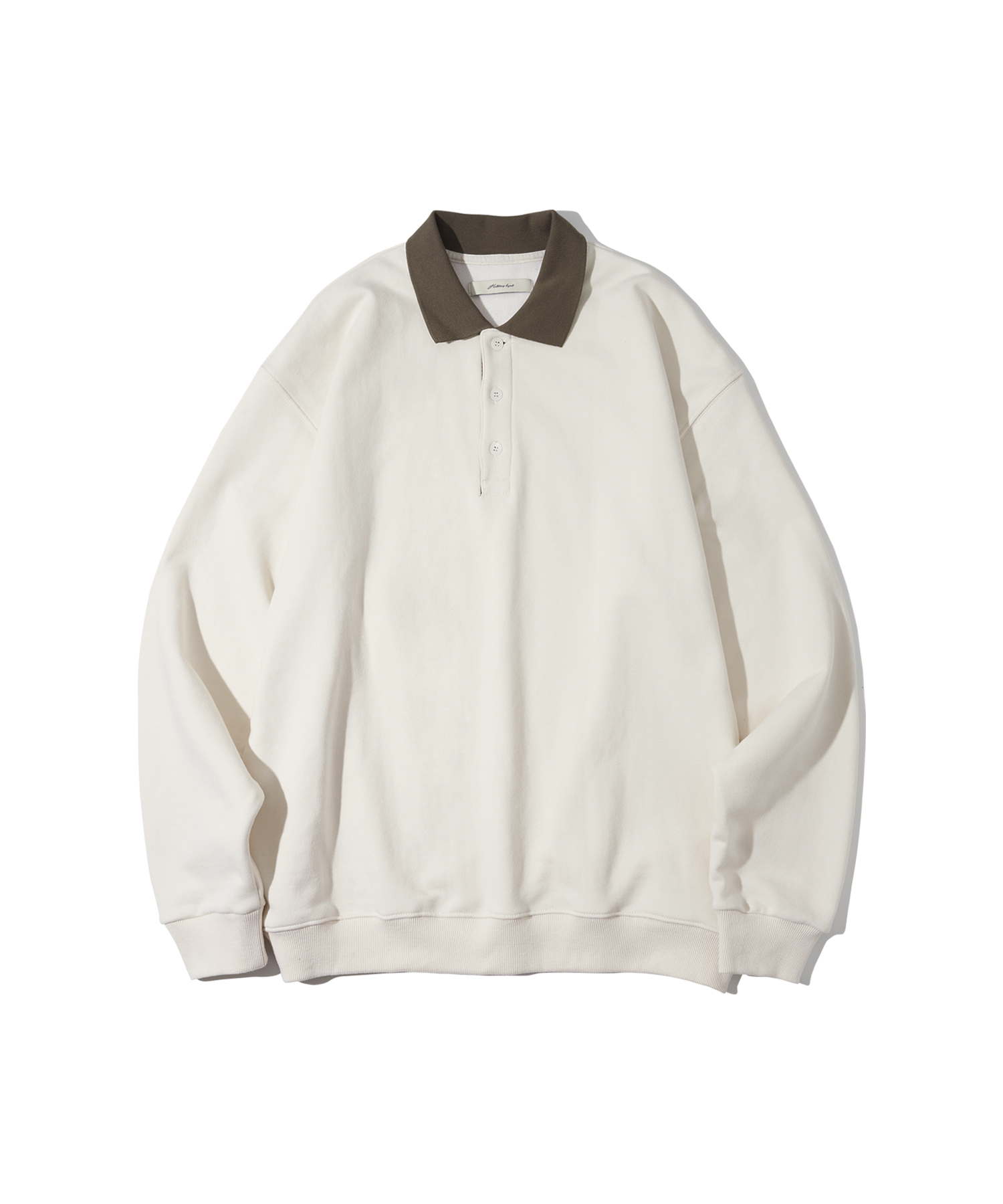 T20000 Muse collar sweatshirt_Ivory